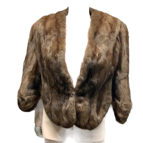 Ladies Fur Stole by Franklin Simon NY Fifth Ave. Size s/m - Picture 6 of 11